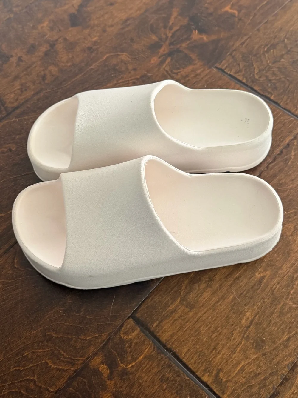Kids Platform Sandals - Cream